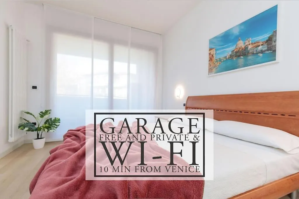 10 Min From Venice Free Garage Lovely Flat Mestre